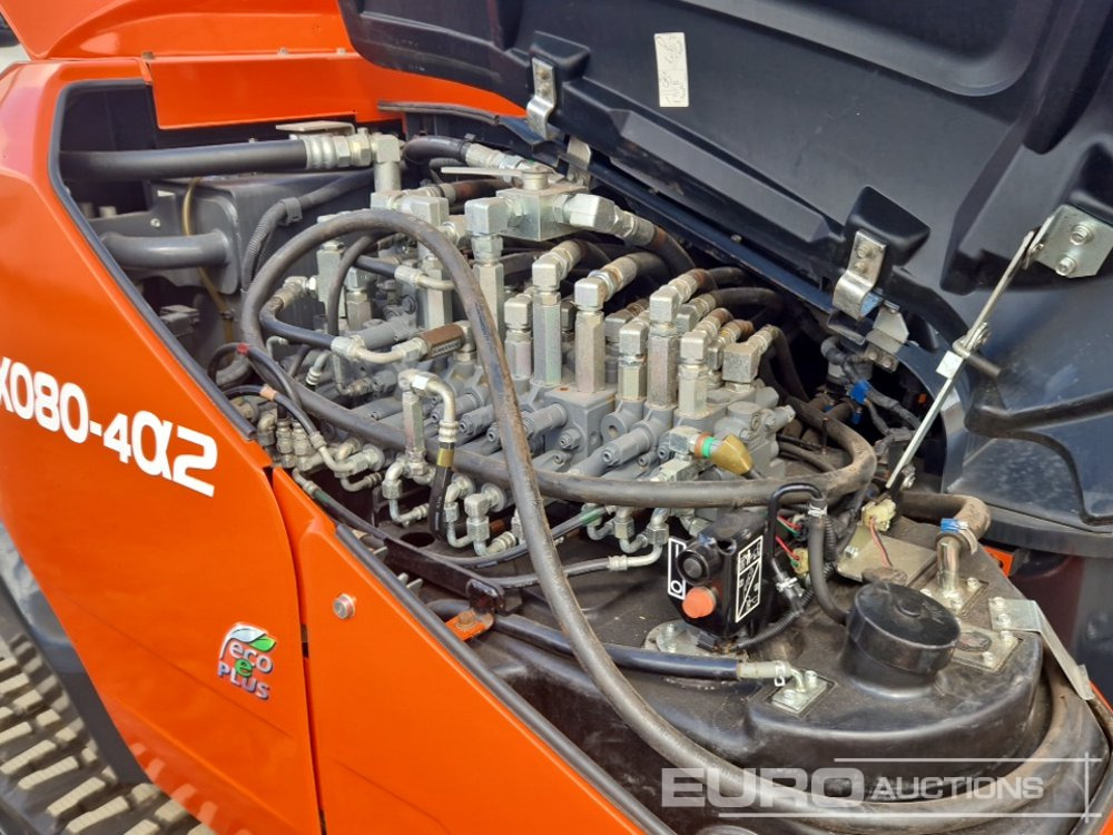 حفارة مُصَّغرة 2018 Kubota KX080-4A: صورة 26