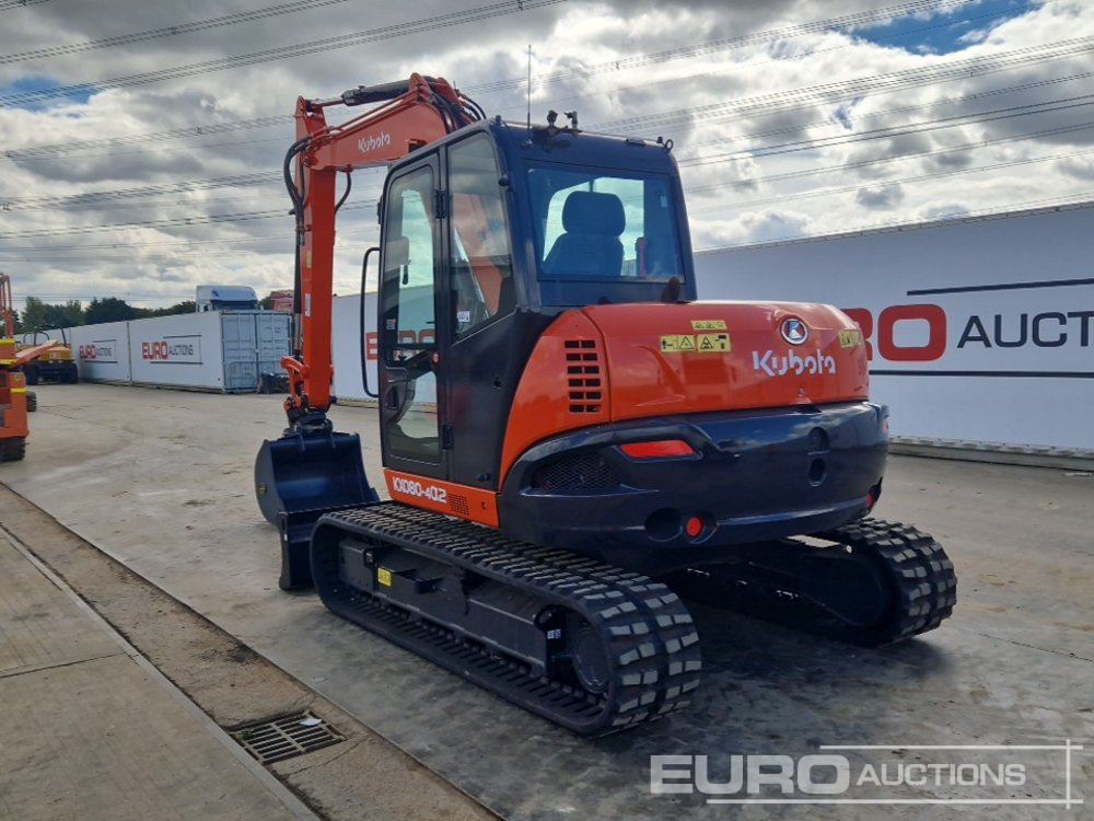 2018 Kubota KX080-4A - حفارة مُصَّغرة: صورة 3 2018 Kubota KX080-4A - حفارة مُصَّغرة: صورة 3