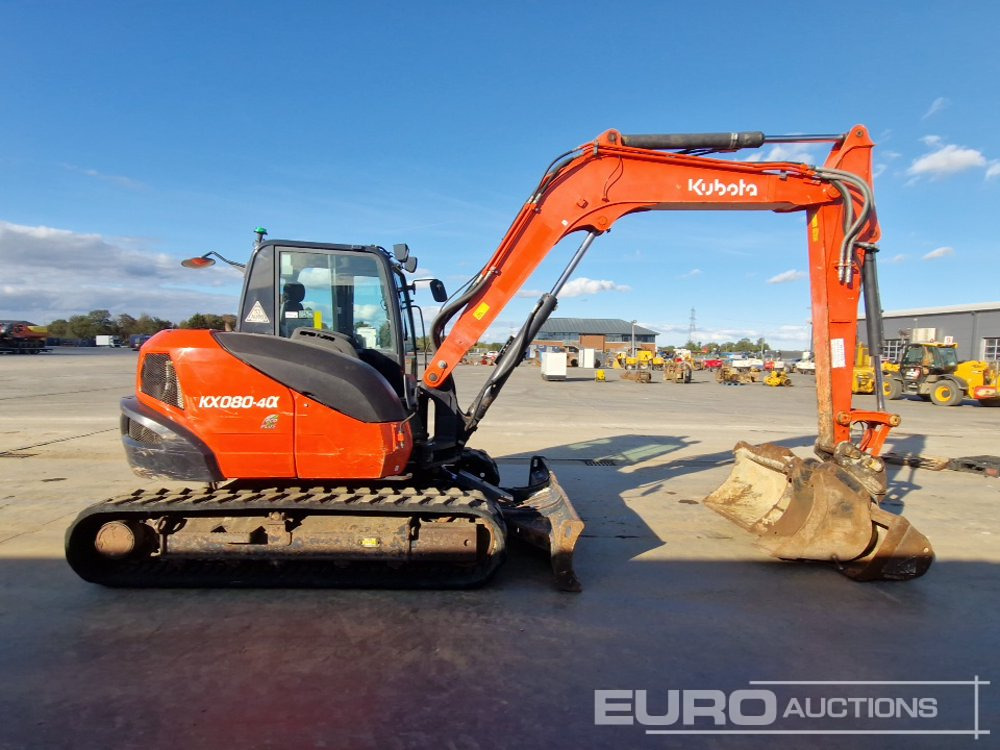 حفارة مُصَّغرة 2018 Kubota KX080-4A: صورة 6