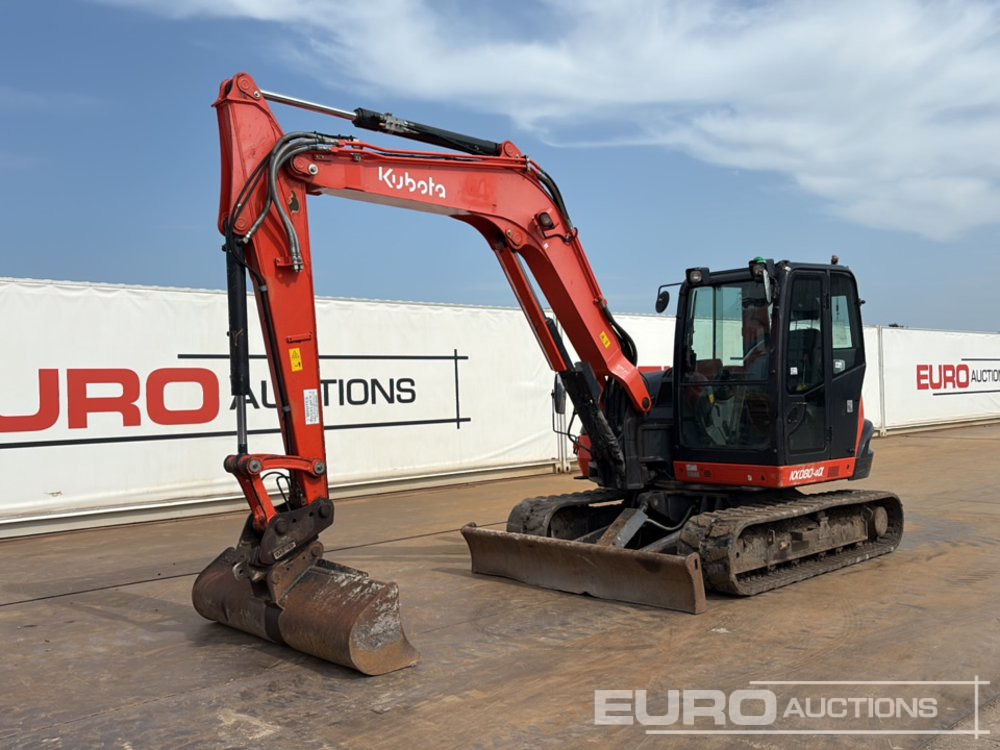 2018 Kubota KX080-4 - حفارة مُصَّغرة: صورة 1 2018 Kubota KX080-4 - حفارة مُصَّغرة: صورة 1