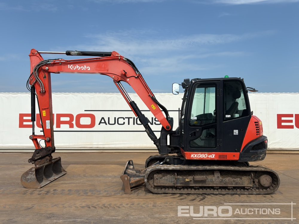 2018 Kubota KX080-4 - حفارة مُصَّغرة: صورة 2 2018 Kubota KX080-4 - حفارة مُصَّغرة: صورة 2