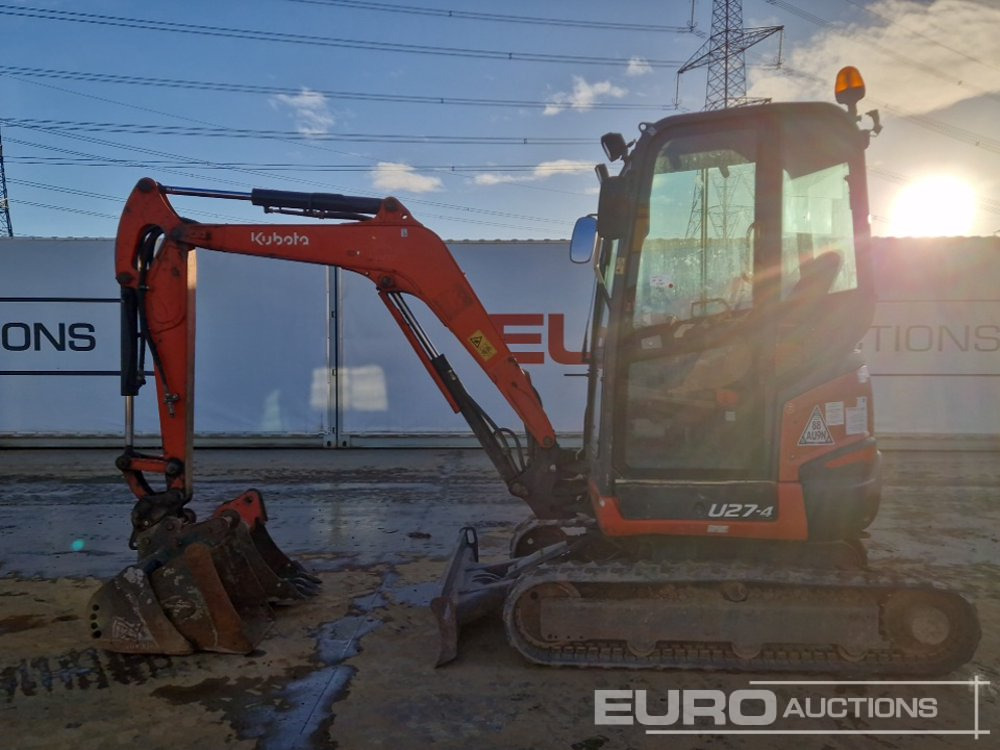 2018 Kubota U27-4 - حفارة مُصَّغرة: صورة 2 2018 Kubota U27-4 - حفارة مُصَّغرة: صورة 2