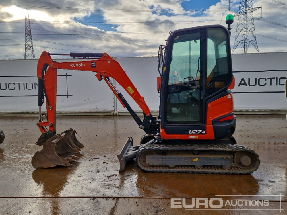 2018 Kubota U27-4 - حفارة مُصَّغرة: صورة 2 2018 Kubota U27-4 - حفارة مُصَّغرة: صورة 2