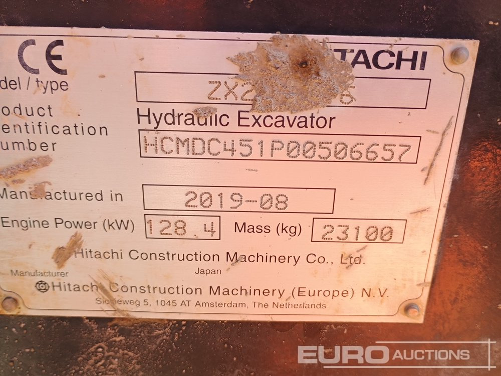 2019 Hitachi ZX210LC-6 - حفار زحاف: صورة 3 2019 Hitachi ZX210LC-6 - حفار زحاف: صورة 3