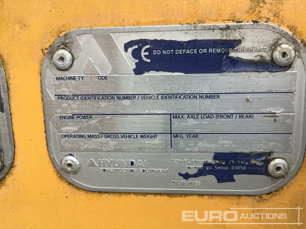 حفارة مُصَّغرة 2019 Hyundai R25Z-9AK: صورة 14