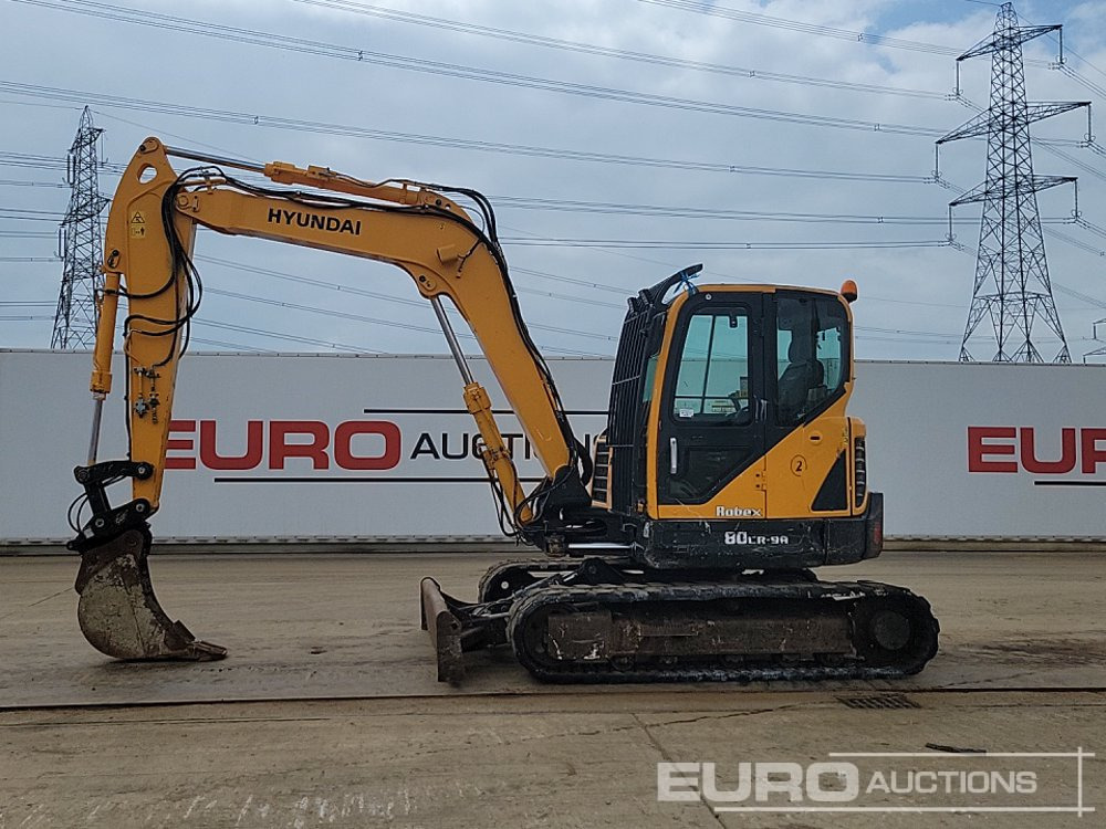2019 Hyundai R80CR-9A - حفارة مُصَّغرة: صورة 2 2019 Hyundai R80CR-9A - حفارة مُصَّغرة: صورة 2
