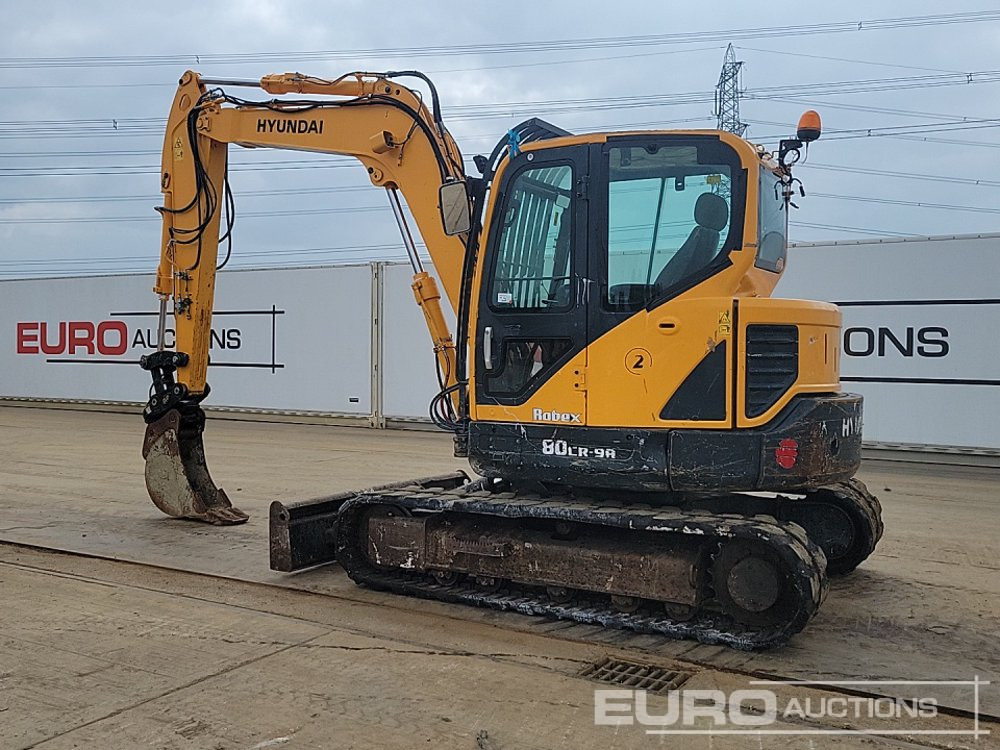 2019 Hyundai R80CR-9A - حفارة مُصَّغرة: صورة 3 2019 Hyundai R80CR-9A - حفارة مُصَّغرة: صورة 3