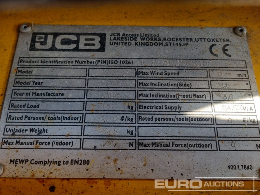 معدات الوصول 2019 JCB S2632E: صورة 33