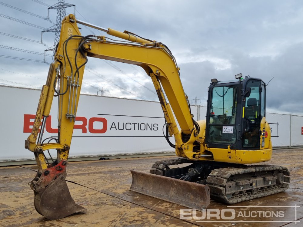 2019 Komatsu PC80MR-5E0 - حفارة مُصَّغرة: صورة 1 2019 Komatsu PC80MR-5E0 - حفارة مُصَّغرة: صورة 1