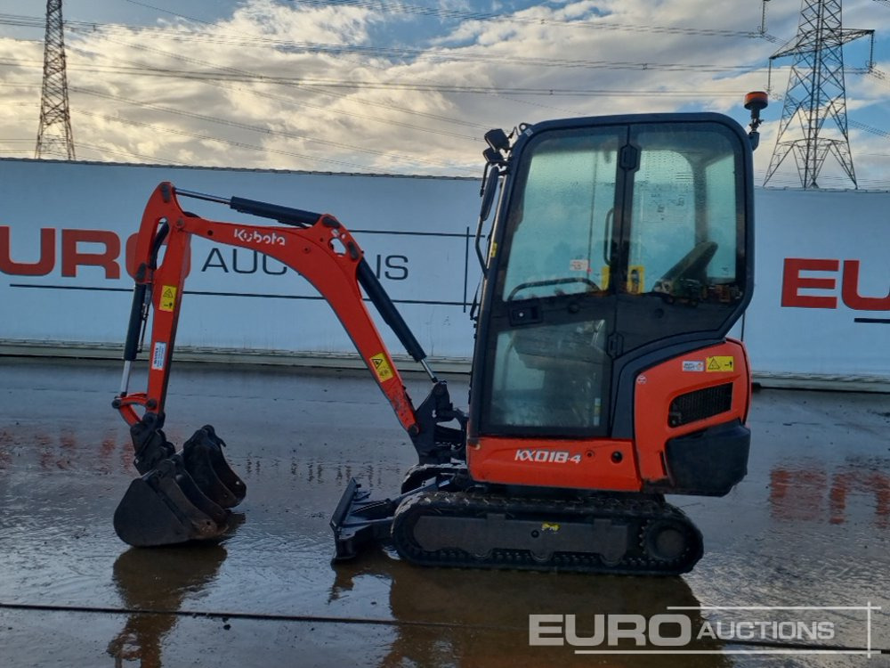 2019 Kubota KX018-4 - حفارة مُصَّغرة: صورة 2 2019 Kubota KX018-4 - حفارة مُصَّغرة: صورة 2