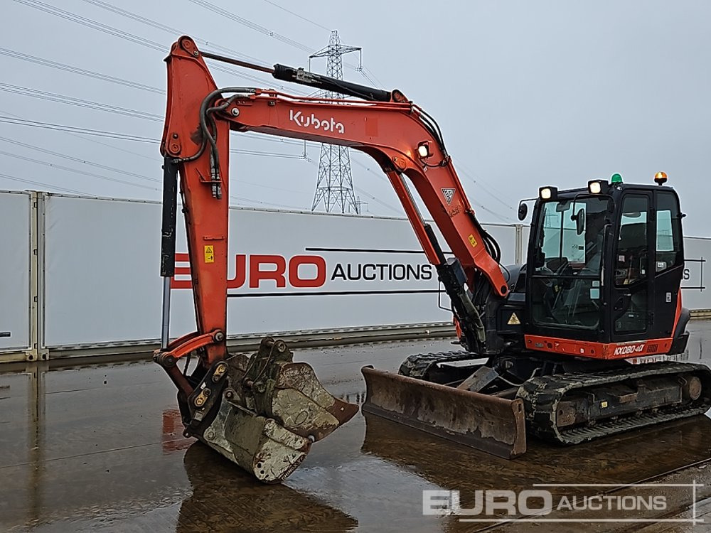 2019 Kubota KX080-4A - حفارة مُصَّغرة: صورة 2 2019 Kubota KX080-4A - حفارة مُصَّغرة: صورة 2