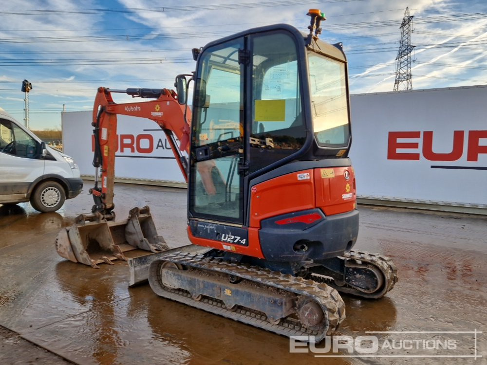 2019 Kubota U27-4 - حفارة مُصَّغرة: صورة 3 2019 Kubota U27-4 - حفارة مُصَّغرة: صورة 3