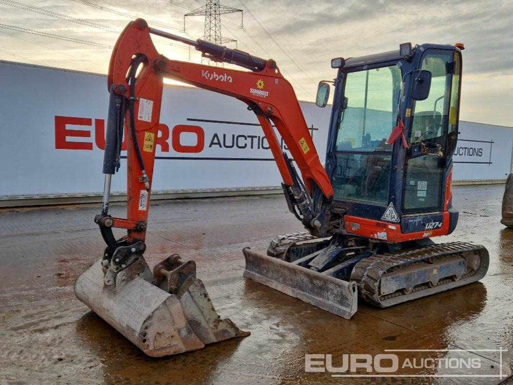 2019 Kubota U27-4 - حفارة مُصَّغرة: صورة 1 2019 Kubota U27-4 - حفارة مُصَّغرة: صورة 1