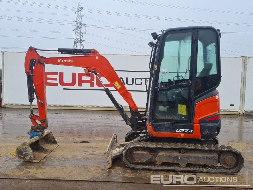 2019 Kubota U27-4 - حفارة مُصَّغرة: صورة 2 2019 Kubota U27-4 - حفارة مُصَّغرة: صورة 2