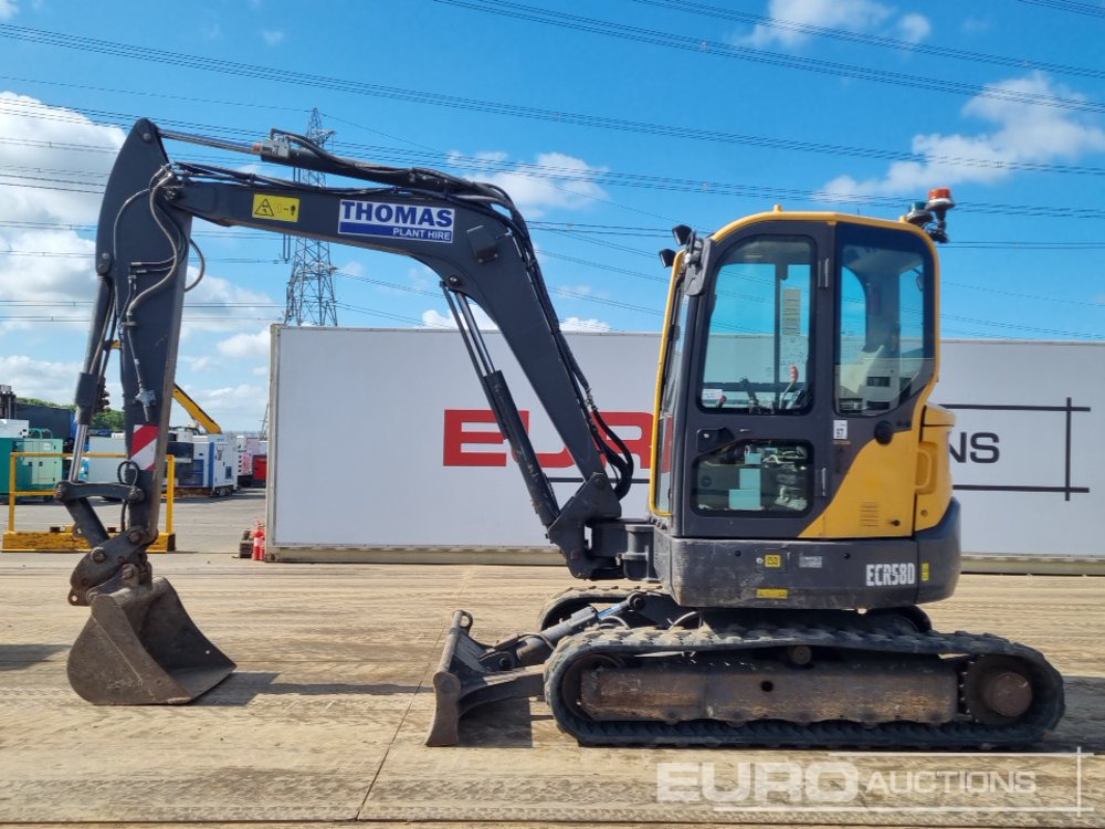 2019 Volvo ECR58D - حفارة مُصَّغرة: صورة 2 2019 Volvo ECR58D - حفارة مُصَّغرة: صورة 2
