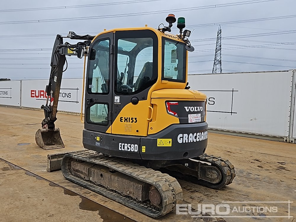 2019 Volvo ECR58D - حفارة مُصَّغرة: صورة 3 2019 Volvo ECR58D - حفارة مُصَّغرة: صورة 3