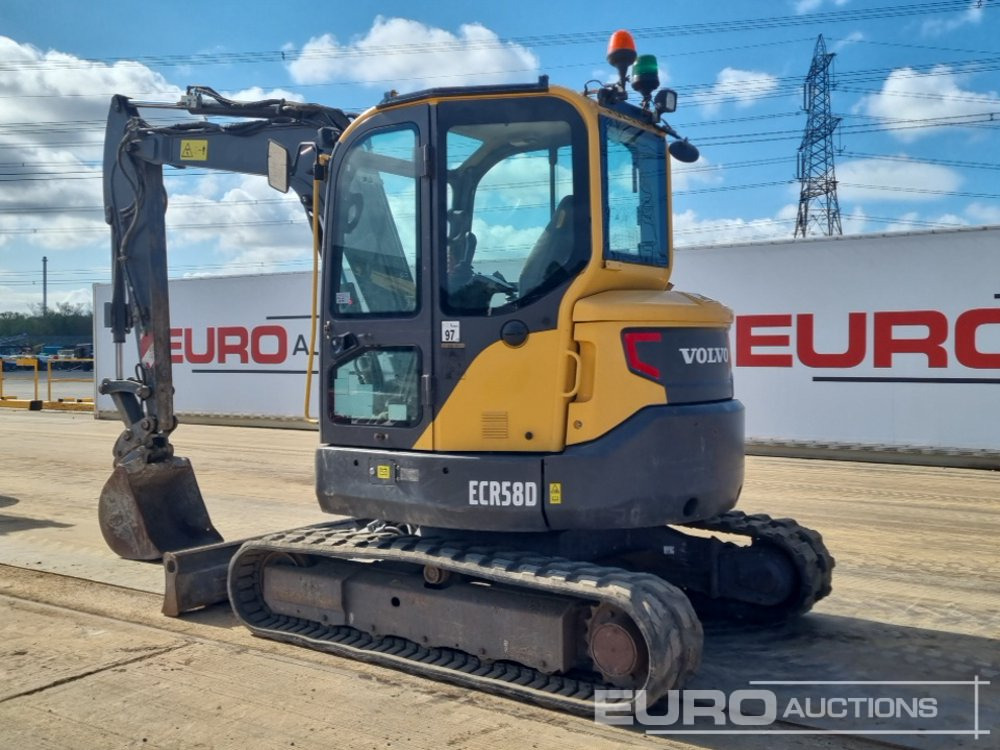 2019 Volvo ECR58D - حفارة مُصَّغرة: صورة 3 2019 Volvo ECR58D - حفارة مُصَّغرة: صورة 3