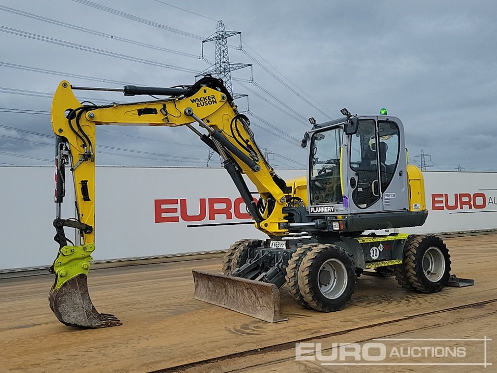 2019 Wacker Neuson EW100 - حفارة دولاب: صورة 1 2019 Wacker Neuson EW100 - حفارة دولاب: صورة 1
