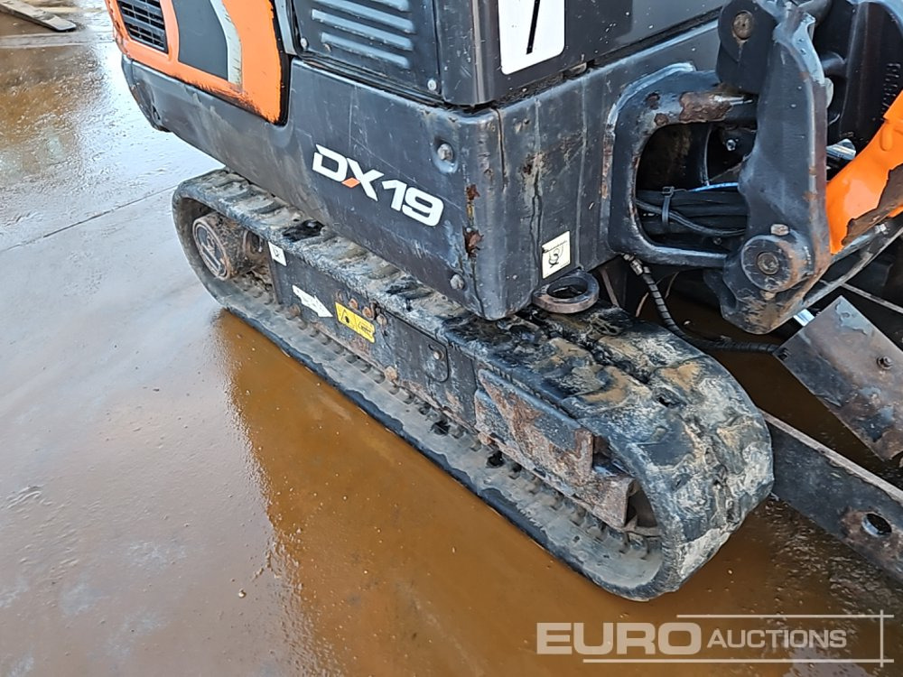 حفارة مُصَّغرة 2020 Doosan DX19: صورة 16