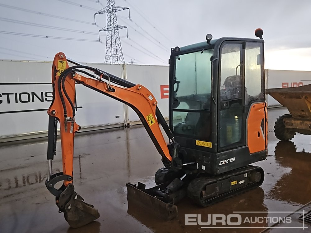 2020 Doosan DX19 - حفارة مُصَّغرة: صورة 1 2020 Doosan DX19 - حفارة مُصَّغرة: صورة 1