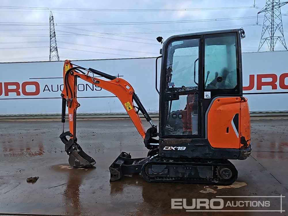 2020 Doosan DX19 - حفارة مُصَّغرة: صورة 3 2020 Doosan DX19 - حفارة مُصَّغرة: صورة 3