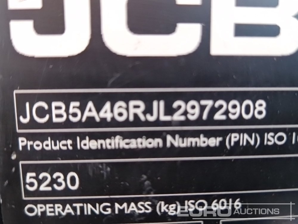 رافعة تلسكوبية 2020 JCB 525-60 Hi Viz: صورة 39