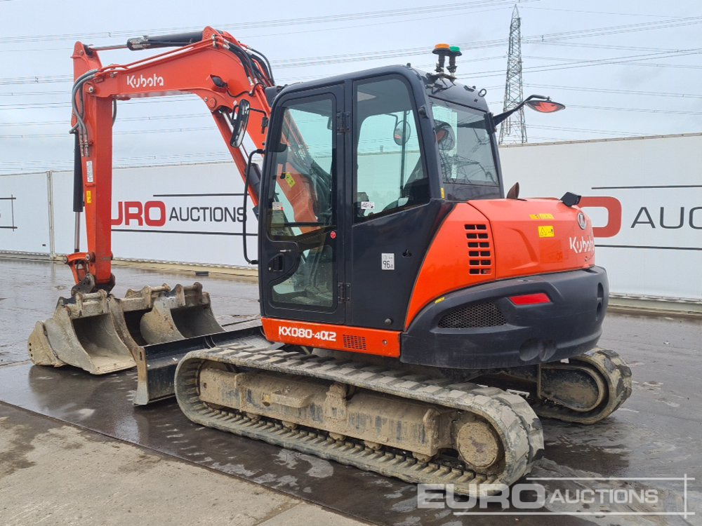 2020 Kubota KX080-4A2 - حفارة مُصَّغرة: صورة 3 2020 Kubota KX080-4A2 - حفارة مُصَّغرة: صورة 3