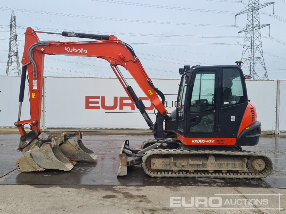 2020 Kubota KX080-4A2 - حفارة مُصَّغرة: صورة 2 2020 Kubota KX080-4A2 - حفارة مُصَّغرة: صورة 2