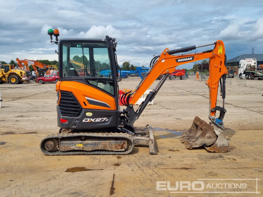 حفارة مُصَّغرة 2021 Doosan DX27Z: صورة 6