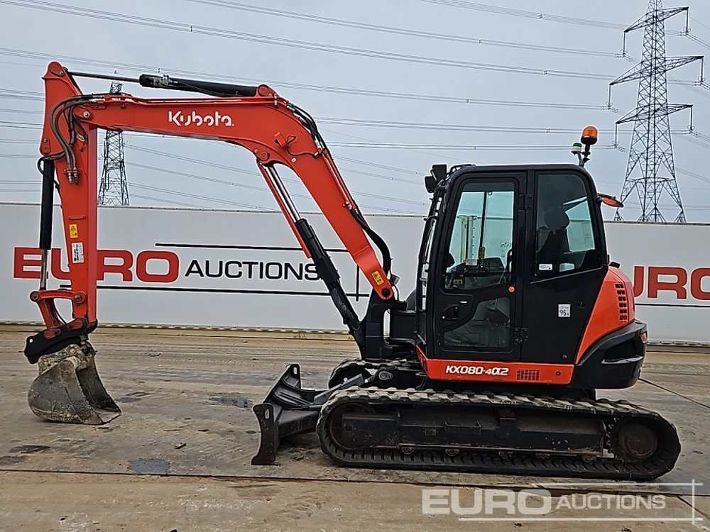 2021 Kubota KX080-4A2 - حفارة مُصَّغرة: صورة 2 2021 Kubota KX080-4A2 - حفارة مُصَّغرة: صورة 2