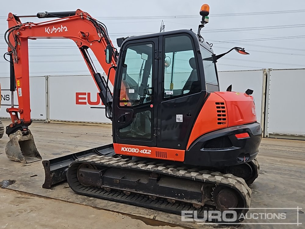 2021 Kubota KX080-4A2 - حفارة مُصَّغرة: صورة 3 2021 Kubota KX080-4A2 - حفارة مُصَّغرة: صورة 3