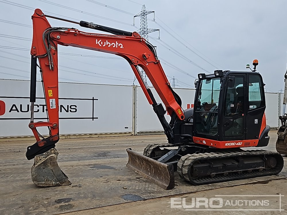 2021 Kubota KX080-4A2 - حفارة مُصَّغرة: صورة 1 2021 Kubota KX080-4A2 - حفارة مُصَّغرة: صورة 1