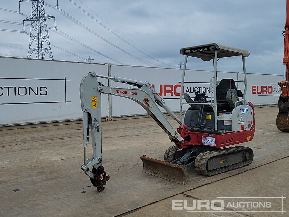 2021 Takeuchi TB216 - حفارة مُصَّغرة: صورة 1 2021 Takeuchi TB216 - حفارة مُصَّغرة: صورة 1