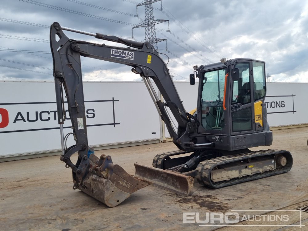 2021 Volvo ECR58F - حفارة مُصَّغرة: صورة 1 2021 Volvo ECR58F - حفارة مُصَّغرة: صورة 1
