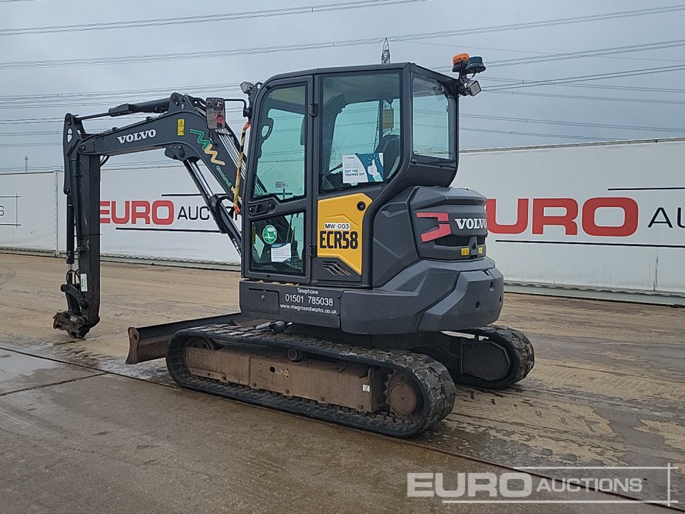 2021 Volvo ECR58F - حفارة مُصَّغرة: صورة 3 2021 Volvo ECR58F - حفارة مُصَّغرة: صورة 3