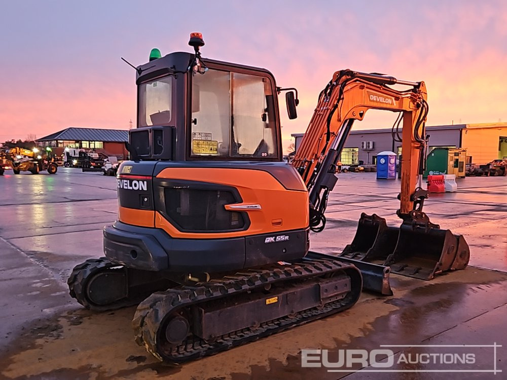 2022 Develon DX55R-7 - حفارة مُصَّغرة: صورة 5 2022 Develon DX55R-7 - حفارة مُصَّغرة: صورة 5