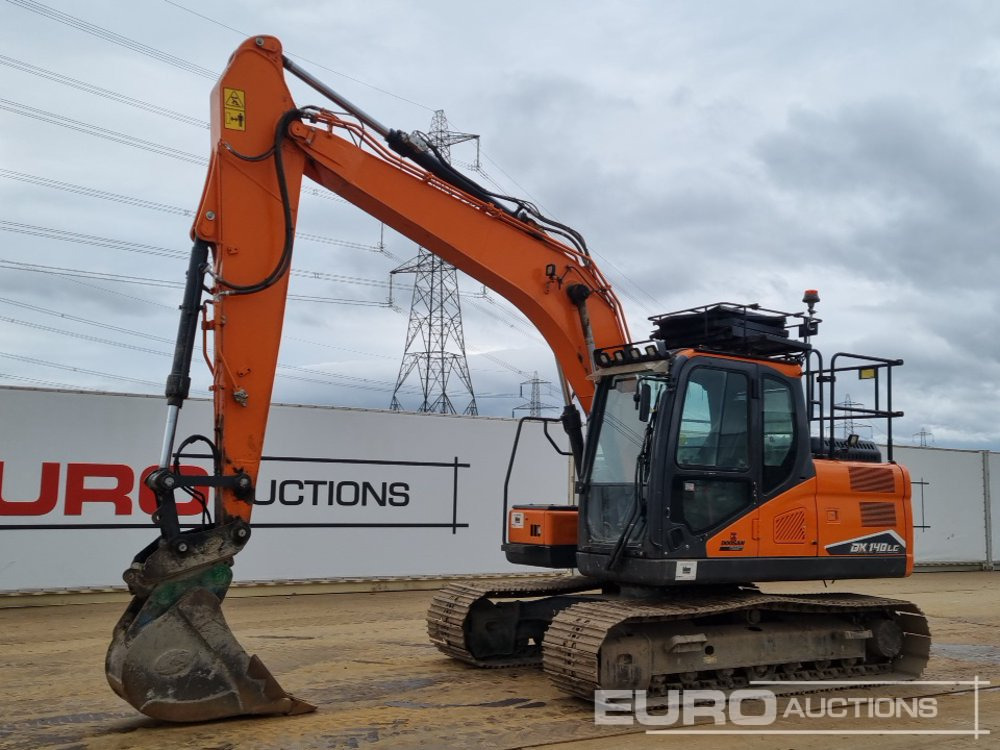2022 Doosan DX140LC-7 - حفار زحاف: صورة 1 2022 Doosan DX140LC-7 - حفار زحاف: صورة 1