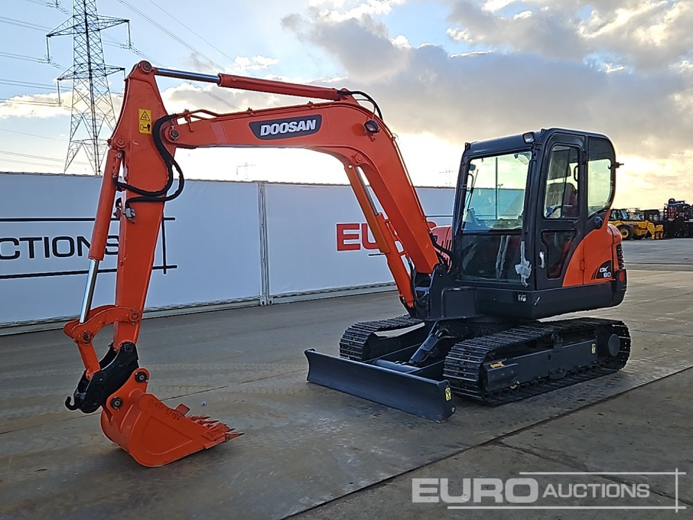 2022 Doosan DX60 - حفارة مُصَّغرة: صورة 1 2022 Doosan DX60 - حفارة مُصَّغرة: صورة 1