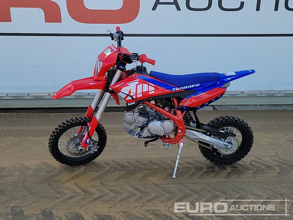 2025 Apollo Thunder 125cc Motorcross Bike, 14" Front, 12" Rear Tyres, Electric Start, Air Cooled, Hydraulic Suspension, Disc Brakes, Lighting Kit (UNASSEMBLED) - دراجة نارية: صورة 2 2025 Apollo Thunder 125cc Motorcross Bike, 14" Front, 12" Rear Tyres, Electric Start, Air Cooled, Hydraulic Suspension, Disc Brakes, Lighting Kit (UNASSEMBLED) - دراجة نارية: صورة 2