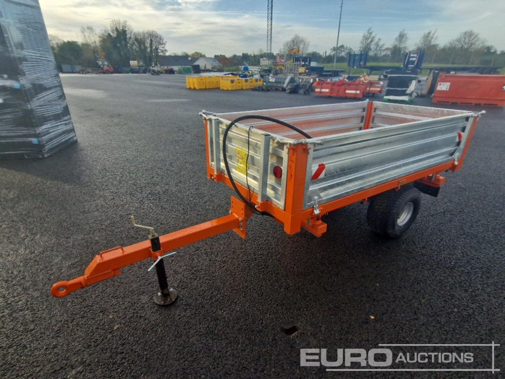 3 x Way Tipping Trailer to suit Compact Tractor - مقطورة لنقل المعدات: صورة 1 3 x Way Tipping Trailer to suit Compact Tractor - مقطورة لنقل المعدات: صورة 1