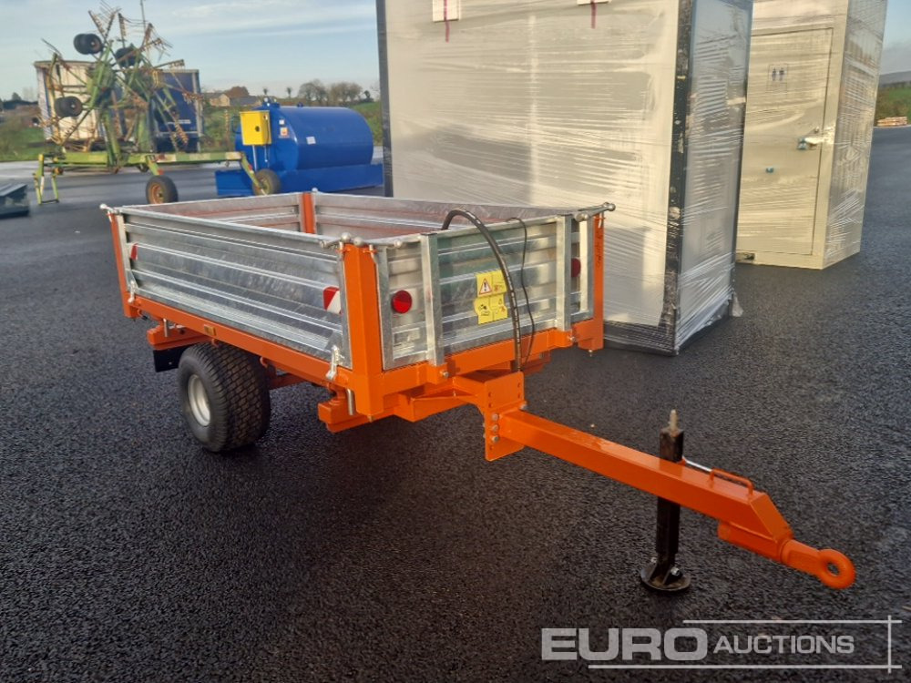 3 x Way Tipping Trailer to suit Compact Tractor - مقطورة لنقل المعدات: صورة 4 3 x Way Tipping Trailer to suit Compact Tractor - مقطورة لنقل المعدات: صورة 4