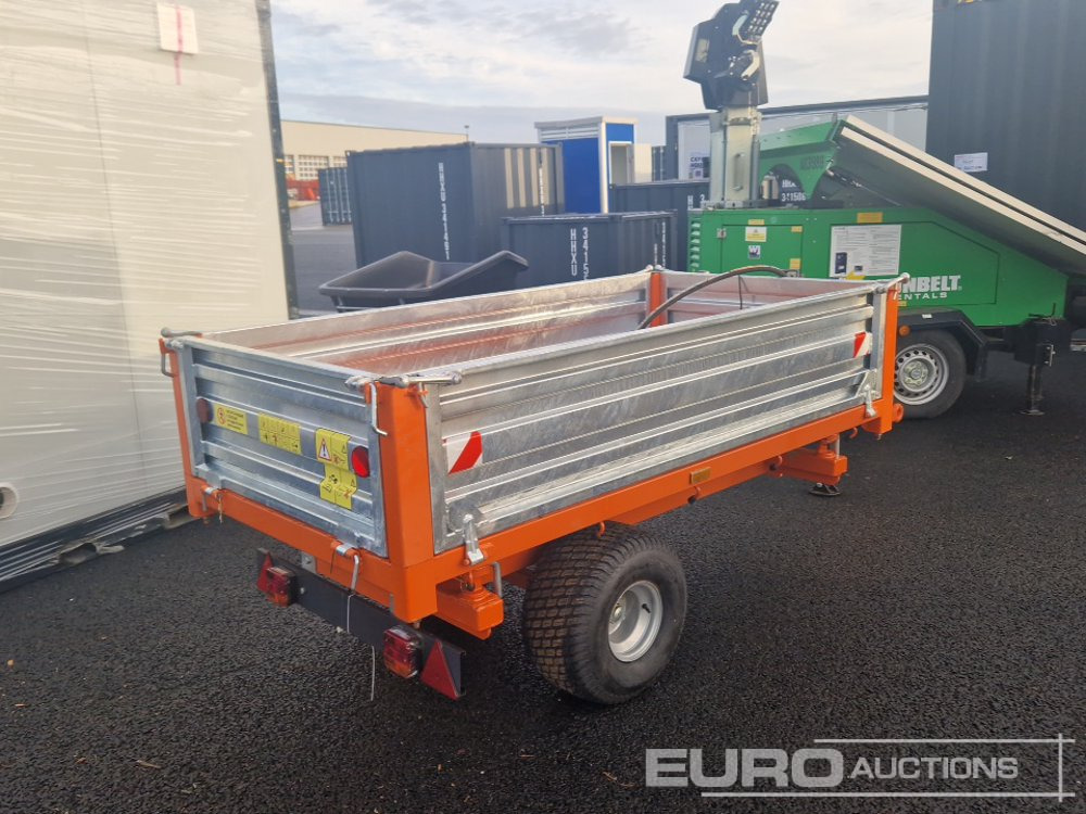 3 x Way Tipping Trailer to suit Compact Tractor - مقطورة لنقل المعدات: صورة 3 3 x Way Tipping Trailer to suit Compact Tractor - مقطورة لنقل المعدات: صورة 3
