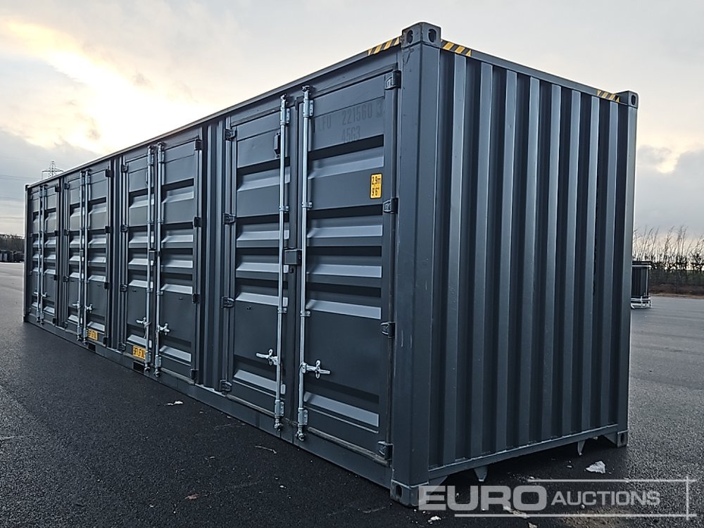 40ft HC Container, 4 Side Doors, 1 End Door (Cannot Be Reconsigned) - حاوية شحن: صورة 3 40ft HC Container, 4 Side Doors, 1 End Door (Cannot Be Reconsigned) - حاوية شحن: صورة 3