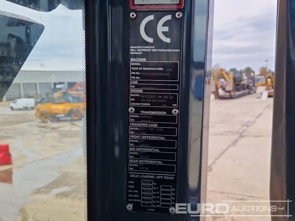 شاحنة قلاب مفصلية Bell B30D: صورة 44