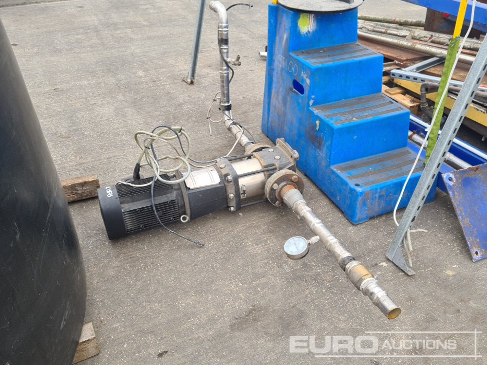 معدات البناء Decontaminating Station Plastic Tank, 415Volt Pump, Piping & Frame, Ramps: صورة 15
