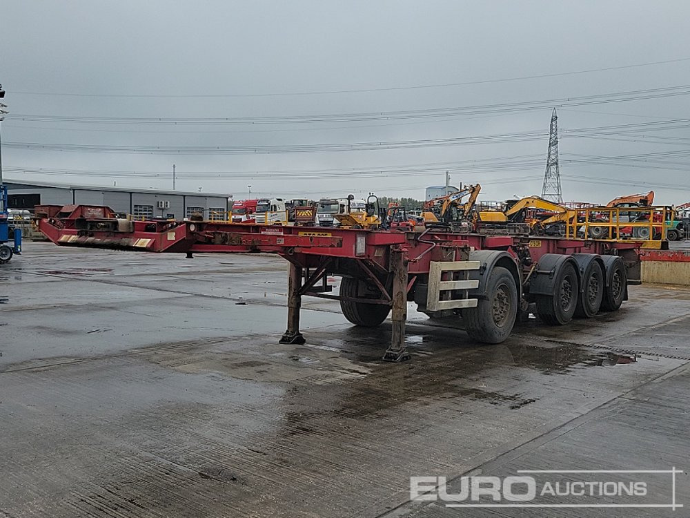 Dennison 4 Axle 2x20`Twist & Lock Multi-Functional Skeleton Trailer - نصف مقطورة مسطحة: صورة 1 Dennison 4 Axle 2x20`Twist & Lock Multi-Functional Skeleton Trailer - نصف مقطورة مسطحة: صورة 1