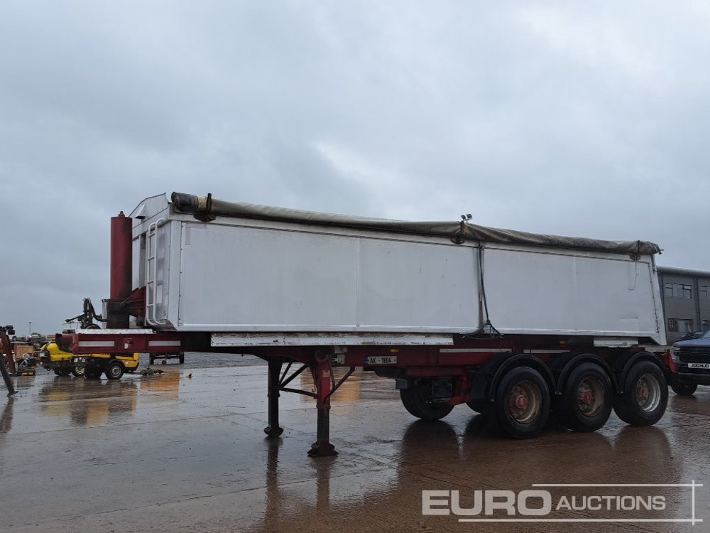 Dennison Tri Axle Bulk Tipping Trailer,Roll Over Cover - قلابة نصف مقطورة نصف مقطورة قلابة: صورة 1 Dennison Tri Axle Bulk Tipping Trailer,Roll Over Cover - قلابة نصف مقطورة نصف مقطورة قلابة: صورة 1