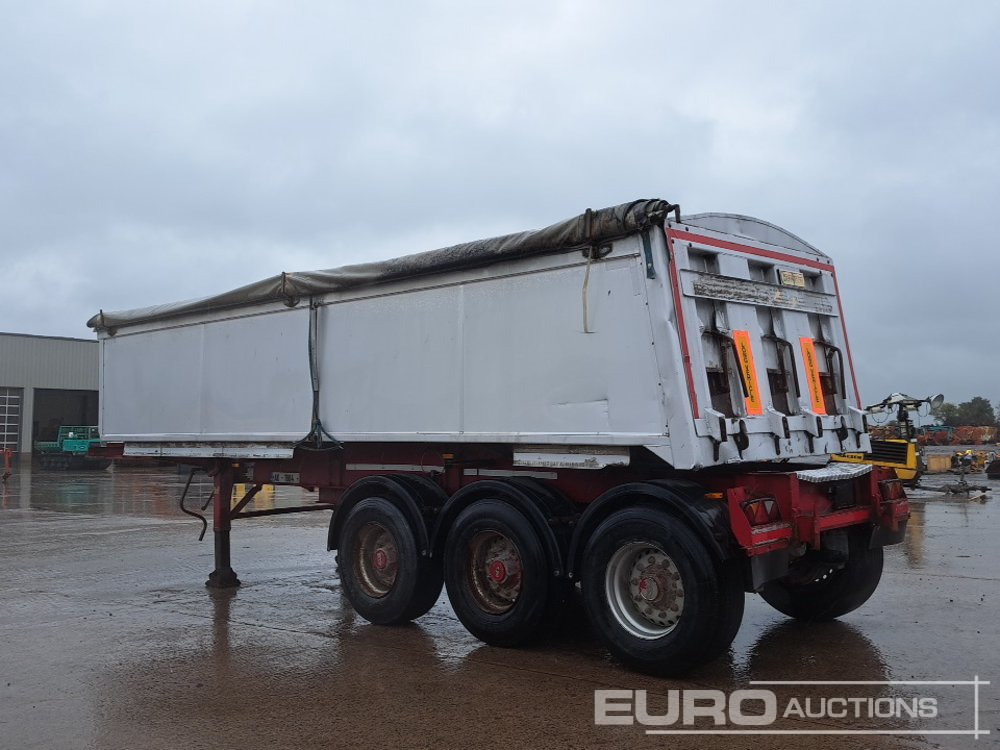 Dennison Tri Axle Bulk Tipping Trailer,Roll Over Cover - قلابة نصف مقطورة نصف مقطورة قلابة: صورة 3 Dennison Tri Axle Bulk Tipping Trailer,Roll Over Cover - قلابة نصف مقطورة نصف مقطورة قلابة: صورة 3