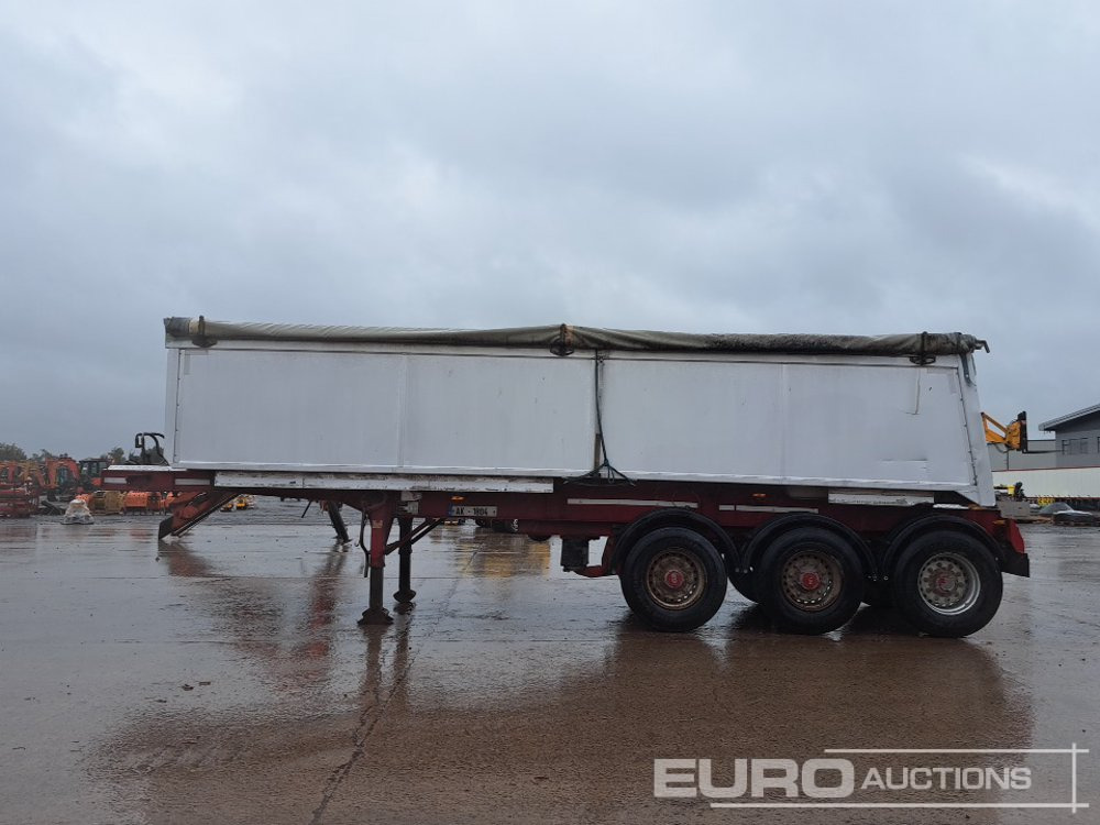 Dennison Tri Axle Bulk Tipping Trailer,Roll Over Cover - قلابة نصف مقطورة نصف مقطورة قلابة: صورة 2 Dennison Tri Axle Bulk Tipping Trailer,Roll Over Cover - قلابة نصف مقطورة نصف مقطورة قلابة: صورة 2