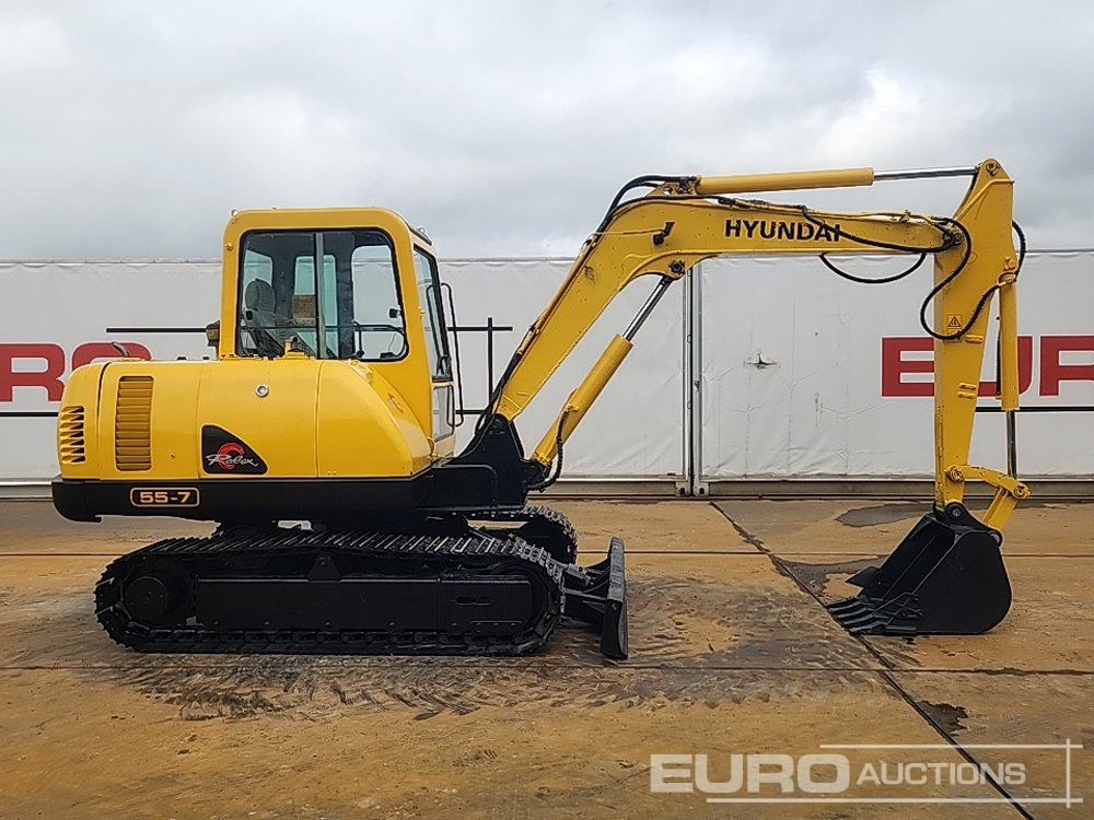 حفارة مُصَّغرة Hyundai R55-7: صورة 6